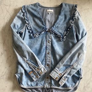 Ganni Denim Blouse Jacket 34/2